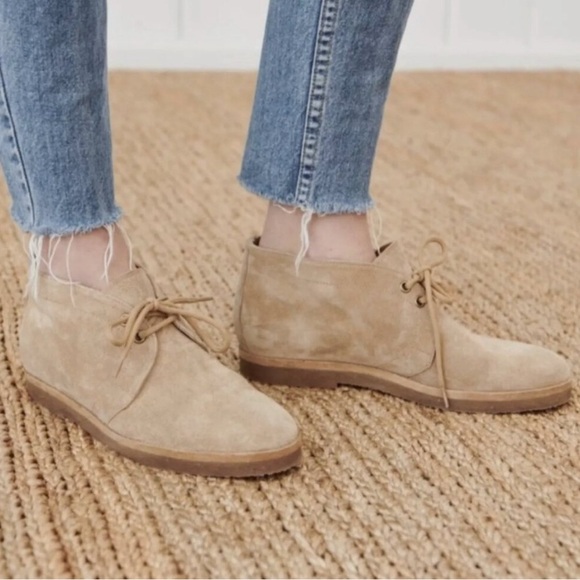 Jenni Kayne Shoes - Jenni Kayne Desert Boots Tan Suede
Lace Up